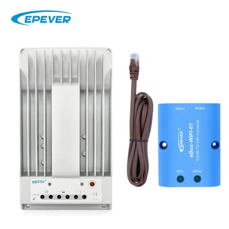EPEVER 30A 40A 12В 24В Новый Tracer3215BN Tracer4215BN 40А MPPT контроллер солнечной зарядки с Wi-Fi