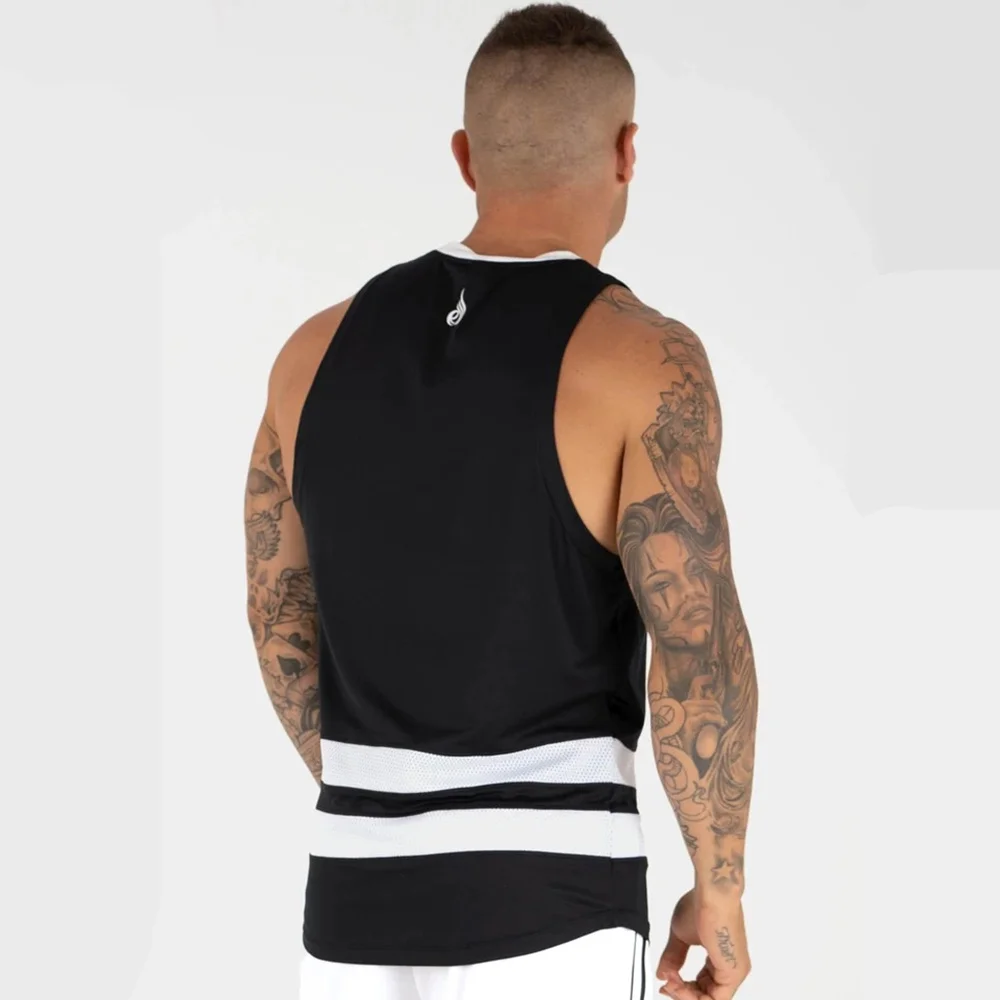 Майка Мужская Спортивная без рукавов спортивный топ для бодибилдинга