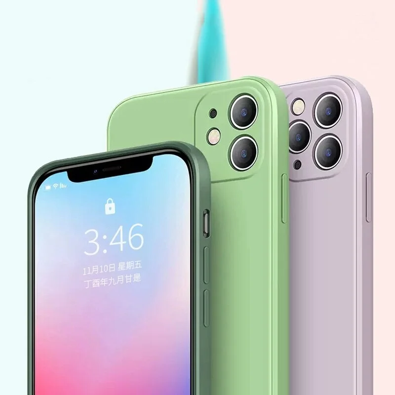 

Candy Color Full Lens Protection For Vivo X20 X9 S1 Pro S5 S6 S7 S7+ S9 S9E S10 Silicone Soft TPU Case