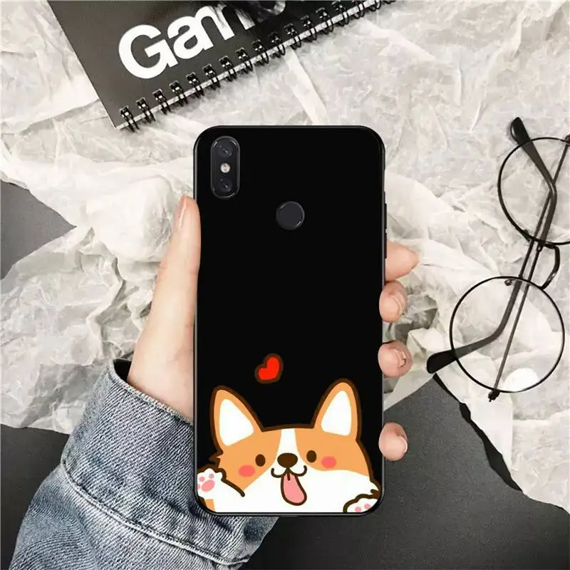 FHNBLJ милый мультяшный собачий корги чехол для телефона Xiaomi Redmi 5 5Plus 6 6A 4X 7 7A 8 8A 9 Note 5A