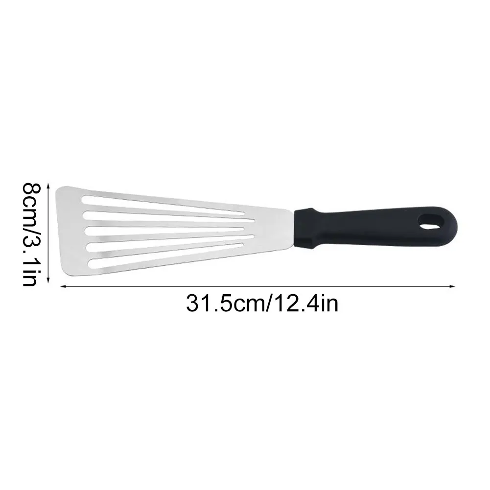 

Stainless Steel Barbecue Spade Steak Fried Shovel Spatula Pizza Turning Tool Spade BBQ Grill Scraper Kitchen Cooking Accessorie