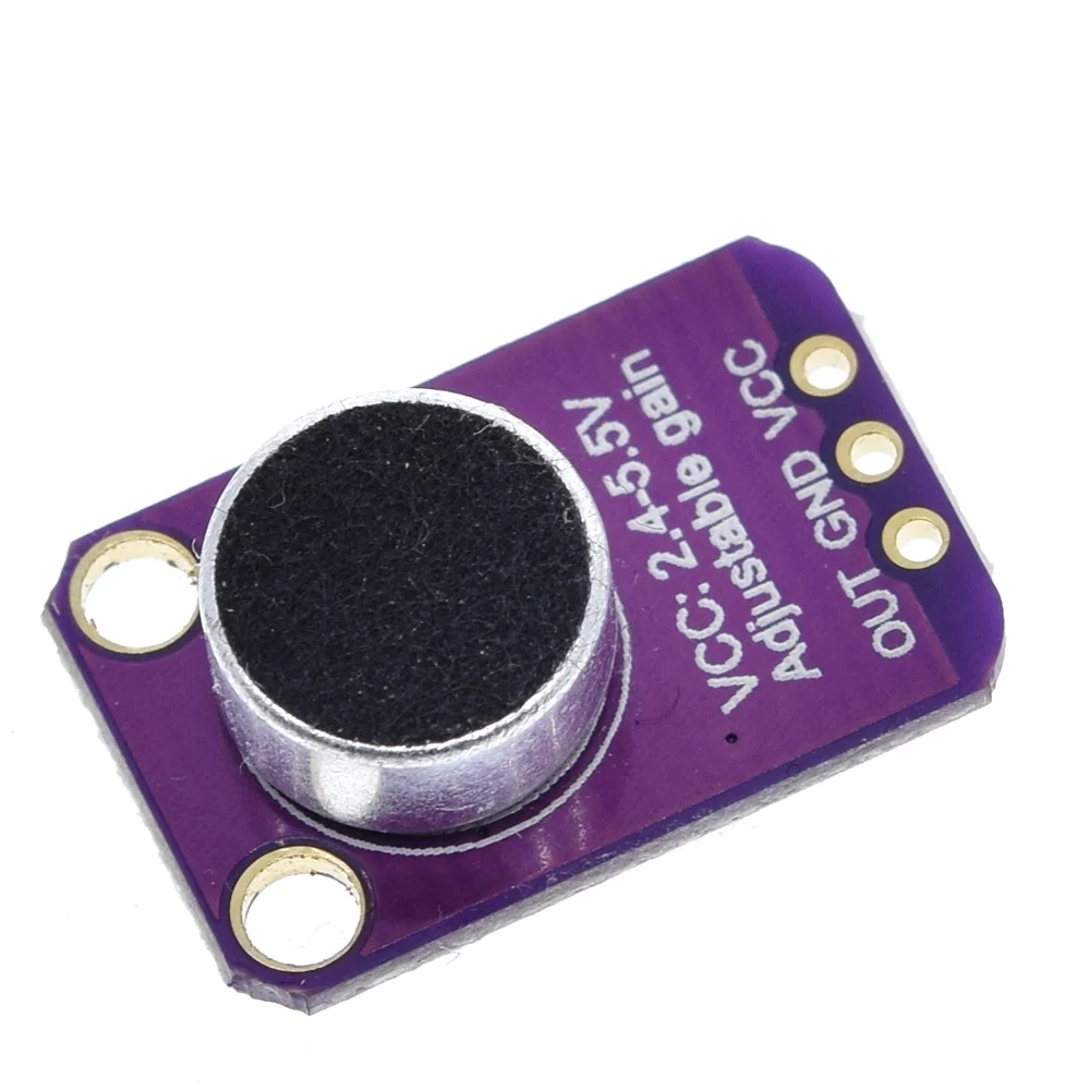 Модуль усилителя микрофона MAX4466 eletret Плата с регулируемым коэффициентом усиления