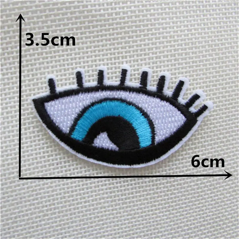 Тканевые значки с глазами декоративные нашивки для украшения джинсов сумок шляп