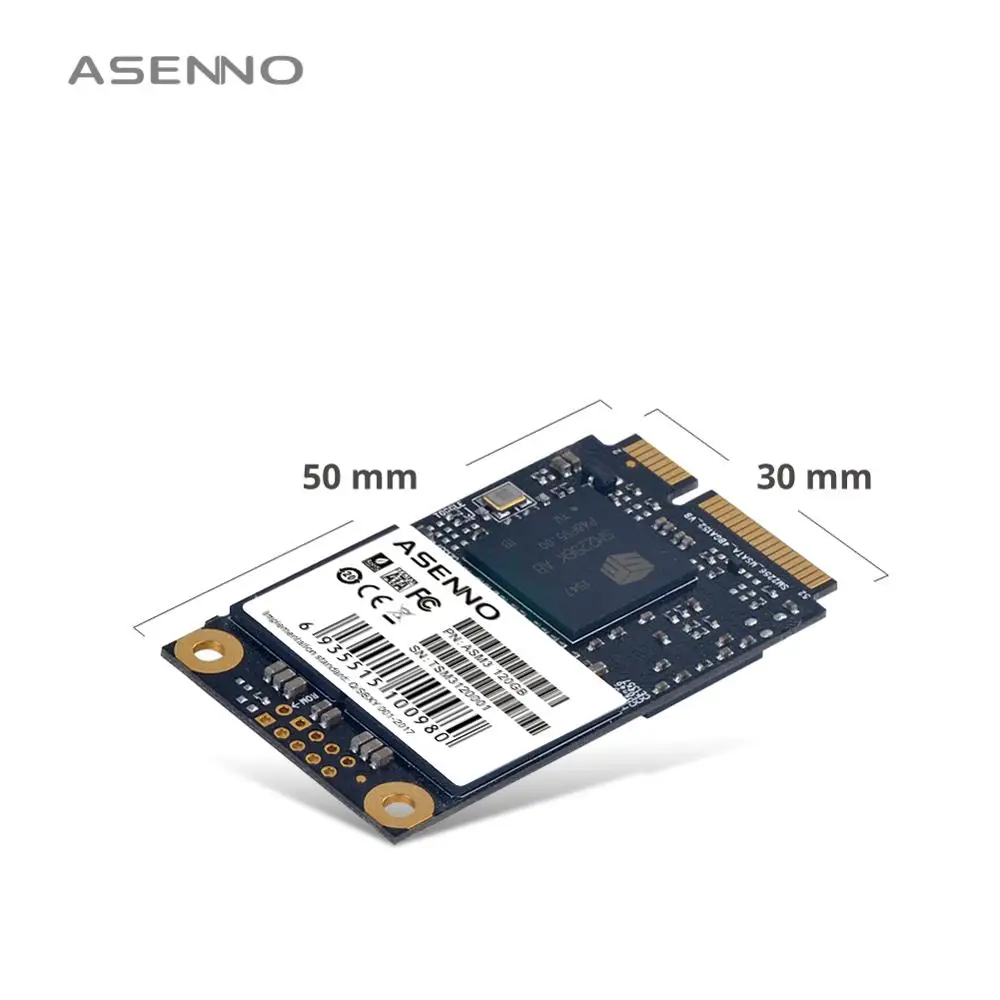Asenno msata SSD 120 ГБ 480 ГБ Внутренний твердотельный диск SSD msata 240 ГБ HDD SATA для ноутбука hp