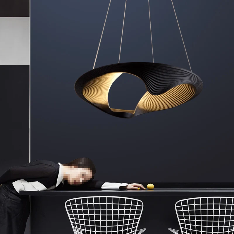 Скандинавские белые светодиодные подвесные светильники креативное искусство