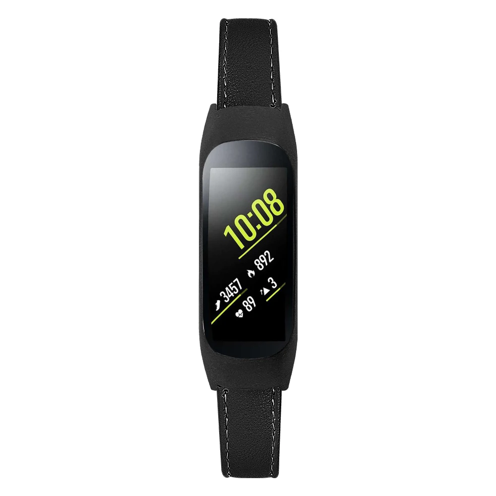 Подлинный классический кожаный ремешок для samsung galaxy fit-e SM-R375 ремешок с чехлом с пряжкой Шестерня классические ремешки бизнес-часы
