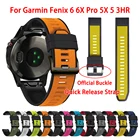 Ремешок для часов Forerunner 2021, 935, силиконовый браслет для Garmin Fenix 5, 5X, 6, 6X, 3, 3HR, сменный, 945