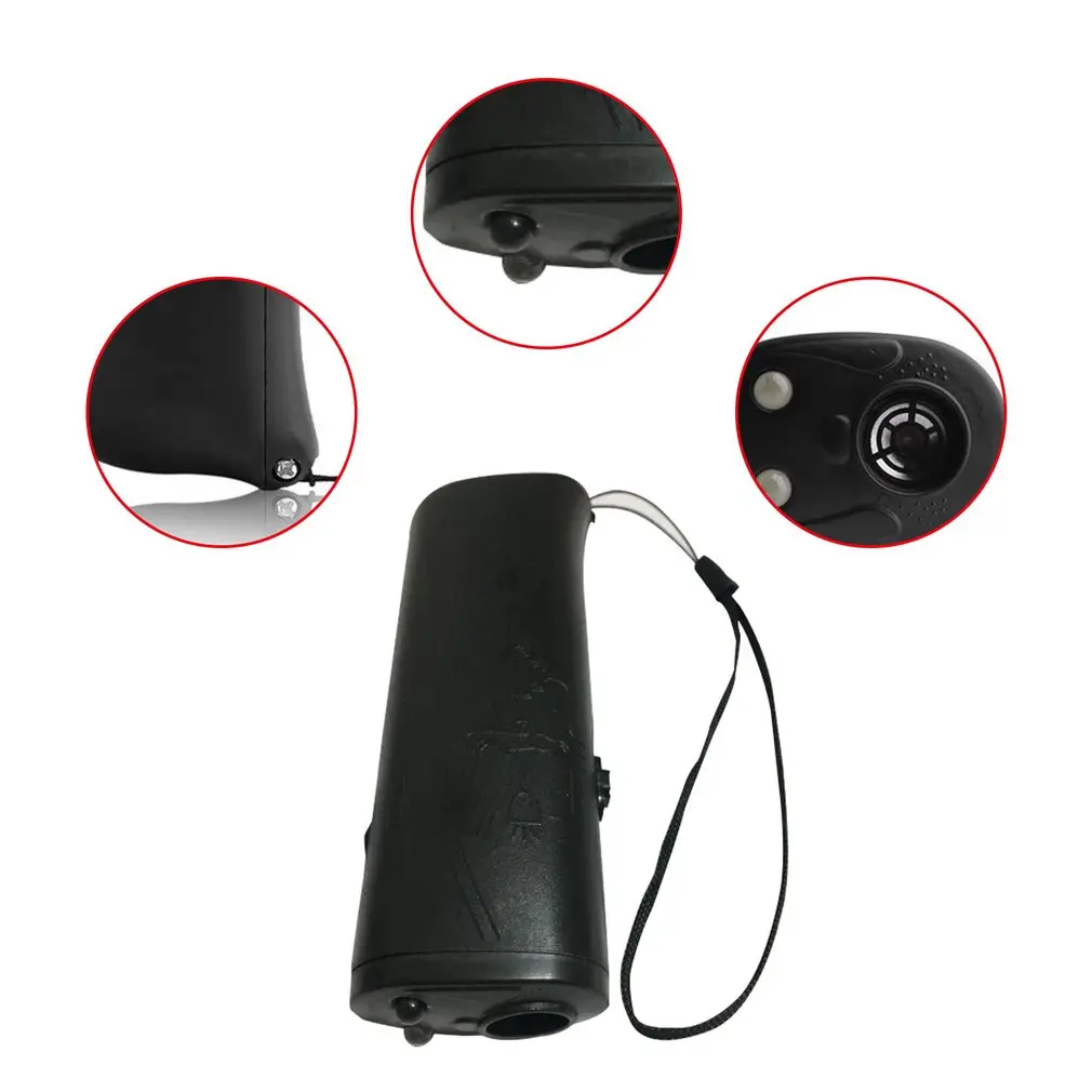 

Portable Handheld Ultrasonic Anti Bark Barking Dog Train Repeller Control Trainer Device 3 In 1 Anti Barking Stop CD-100