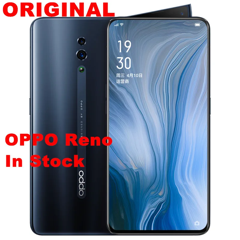 Новый оригинальный OPPO Reno мобильный телефон 3765 мАч сканер отпечатков пальцев ID 6 4