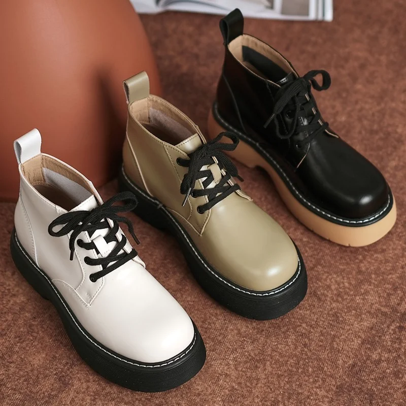 

Women's boots shoes2021 autumn and winter Platform lace-up classic boots shoes woman womens boots platform boots