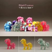 bulk pack my little pony rainbow dash twilight sparkle pinkie pie rarity doll gifts toy model anime figures pvc collect ornament