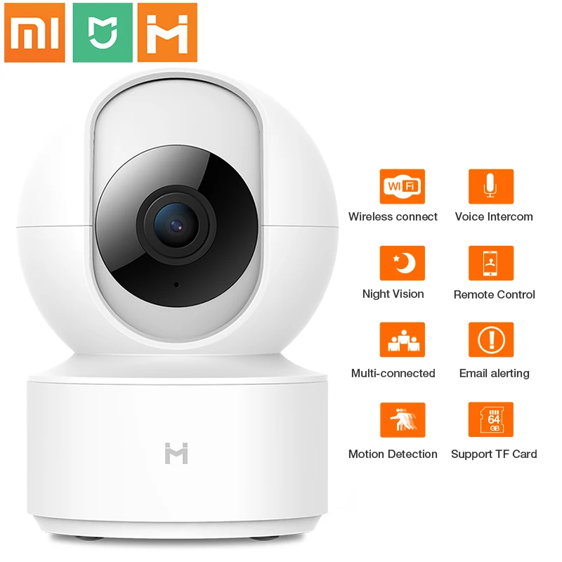 2019 Новинка Xiao mi jia chuang домашняя умная камера Веб 1080P Wi Fi панорамирование ночное
