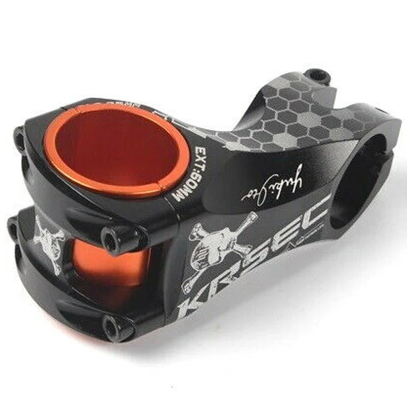 ABZB-Krsec алюминий-17 ° стебли 31,8/35X60 мм Mtb Xc Dh дорожный велосипед стержень черный череп
