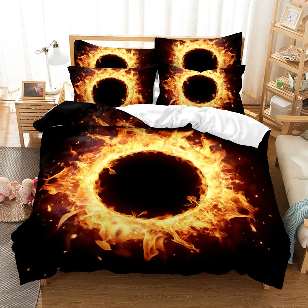 

Planet Moon Earth Sun 3D Print Comforter Bedding Set Universe The Milky Way Queen Twin Duvet Cover Set Pillowcase Home Luxury