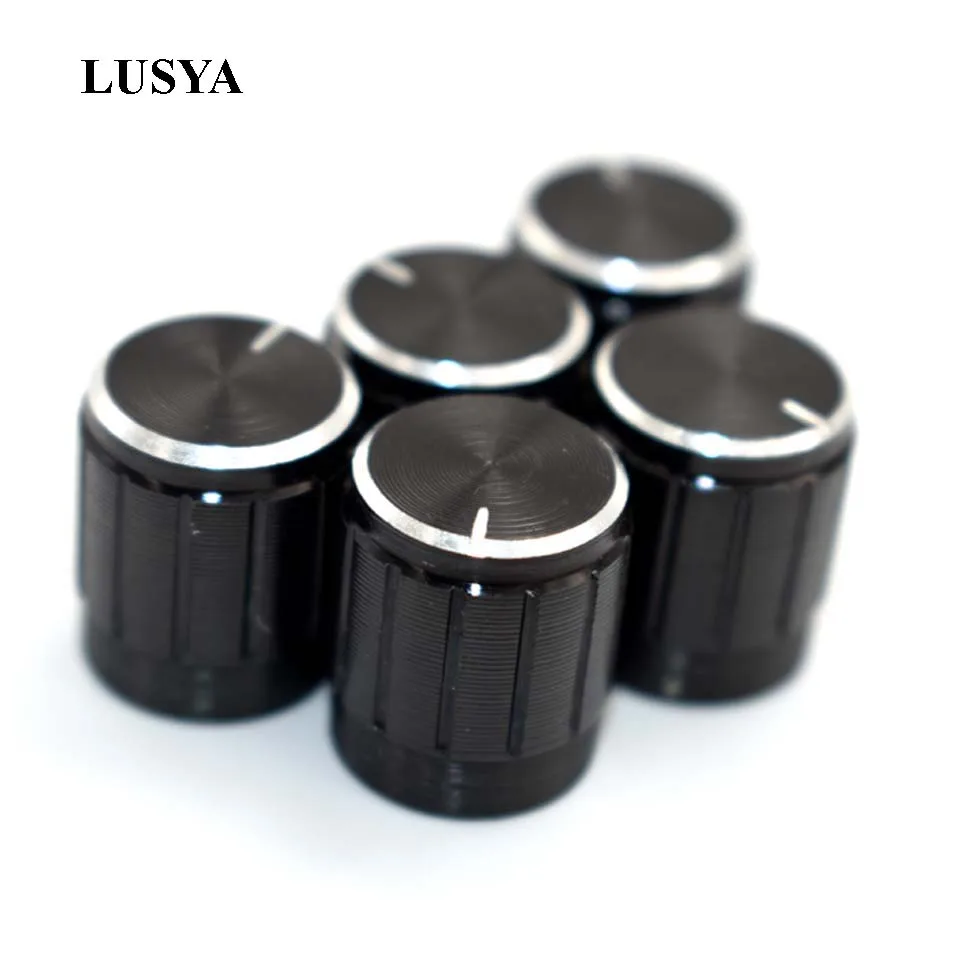 Lusya 5 шт. крышка переключателя потенциометра из алюминиевого сплава для Hi Fi