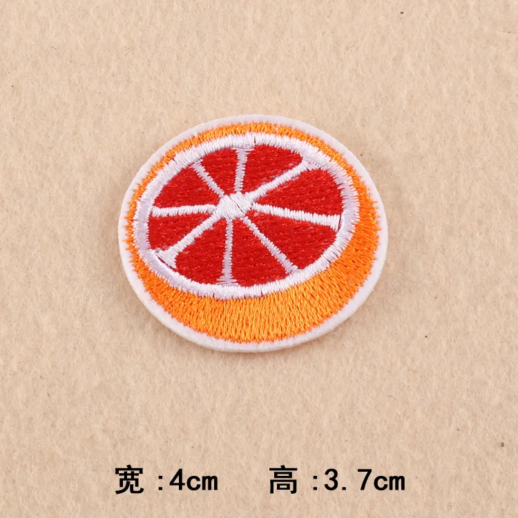 37 разные стили Мультяшные фрукты утюгом нашивки для детской одежды вышивка