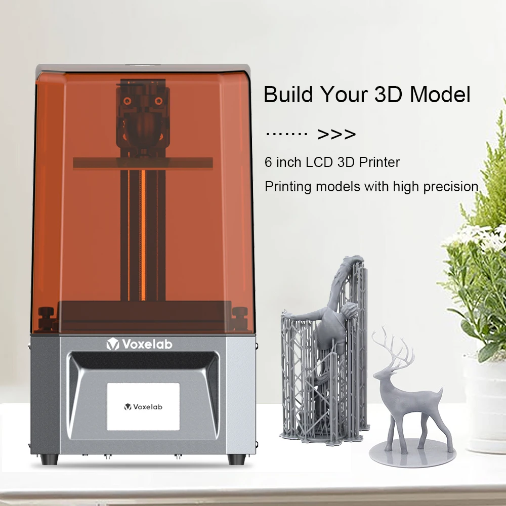 3D принтер Voxelab Проксима 6 0 Ультрафиолетовый фотоотверждающий полимерный 2K