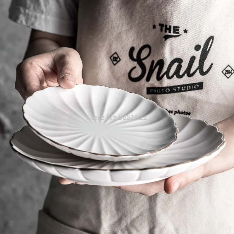 Керамическая посуда набор тарелок фарфоровая тарелка 8/10 дюйма милая десертная креативная кружка для