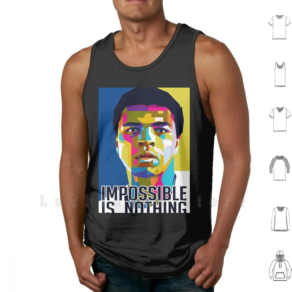 

MuhammadAli нет ничего невозможного Топы на бретельках жилет 100% хлопок MuhammadAli нет ничего невозможного MohammedAli больших трусы-боксеры