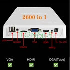 Pandora X Plug 2600 в 1 коробка 9s 1660 игровая доска CGA VGA HDMI аркадная монетная игровая печатная плата 15 Гц CRT Jamma USB ручка