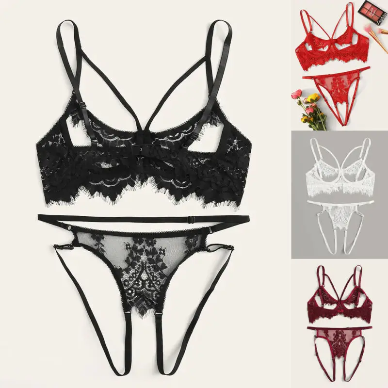 Сексуальный женский кружевной Цветочный Бралетт с открытой полкой бюстгальтер