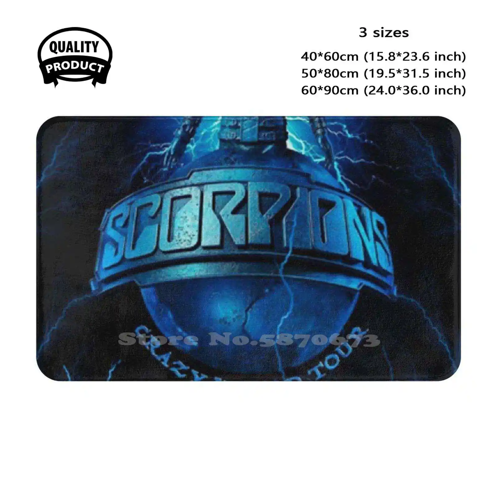 Artomoro лента со скорпионами Crazy World Tour изображение в чёрном инопланетянине менгуай