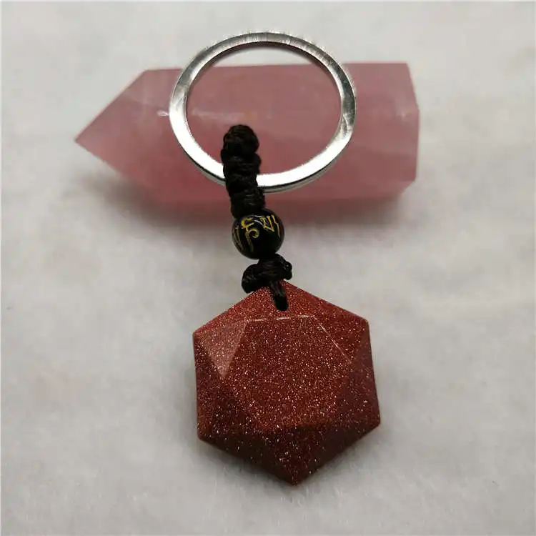 Прямая поставка натуральный энергетический камень красный песчаник Шесть звезд