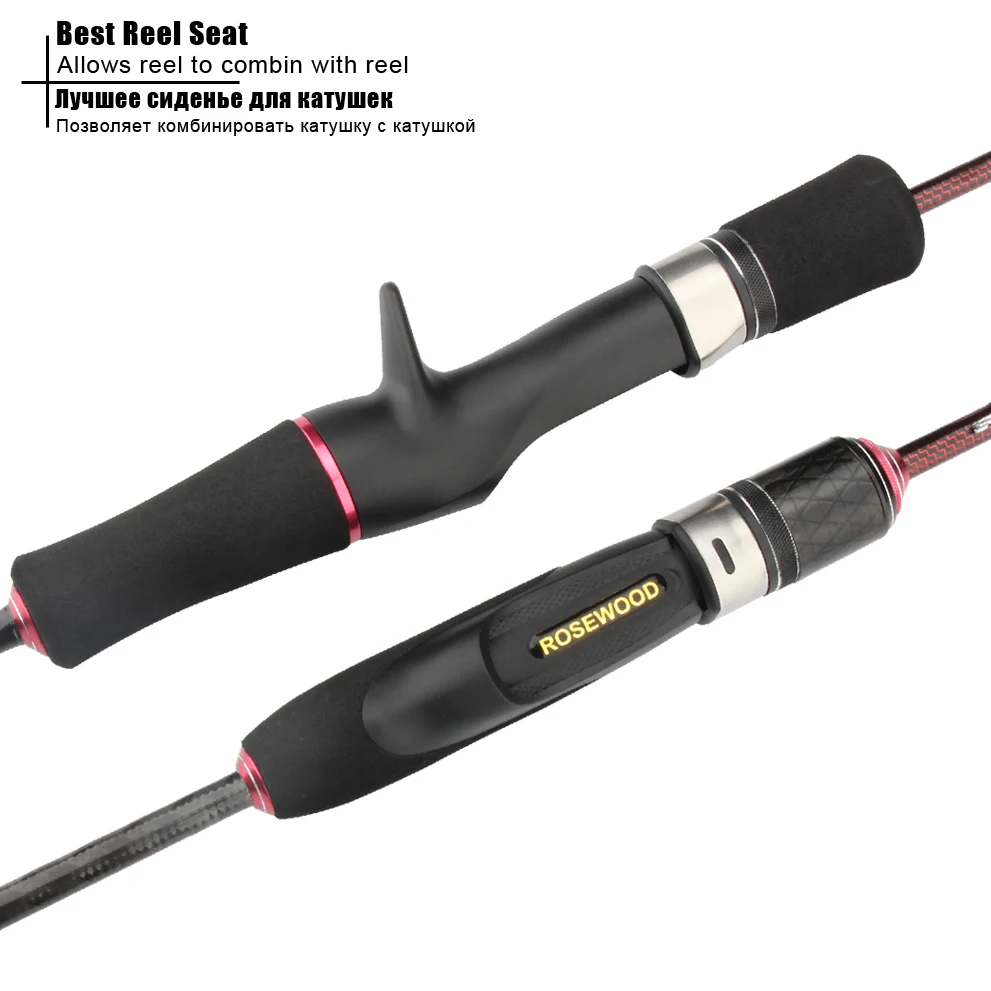 Розовое дерево Горячая зимняя рыбалка кастинговое удилище и катушка Combo (2 шт.) 6