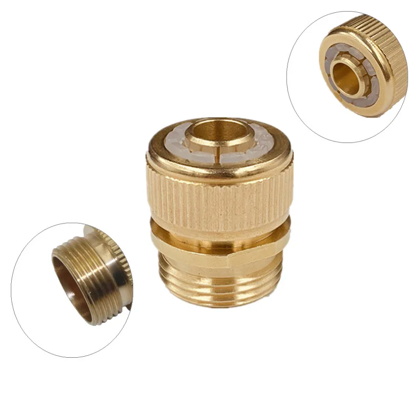 Быстроразъемный Соединитель с наружной резьбой 3/4 дюйма для садового шланга 1/2 (12