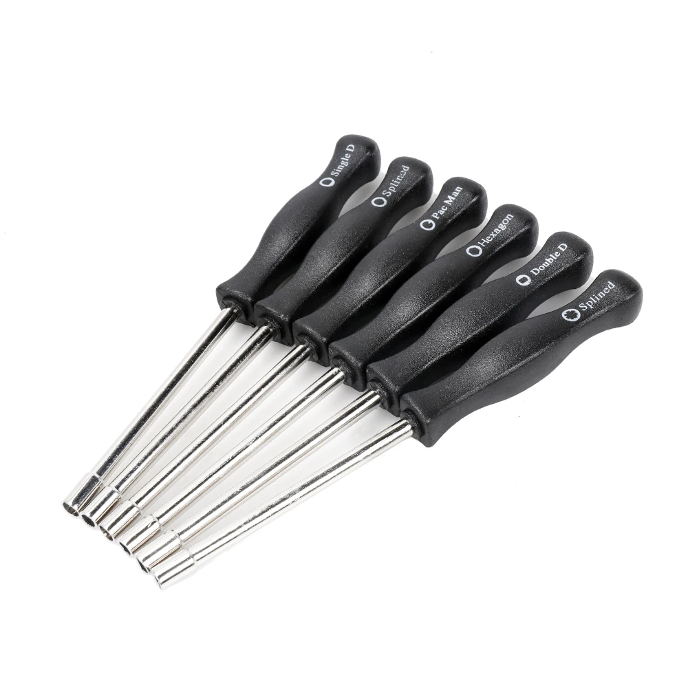 6 шт. Регулировка карбюратора отвертка Carb набор инструментов шлицевой Pacman Double D