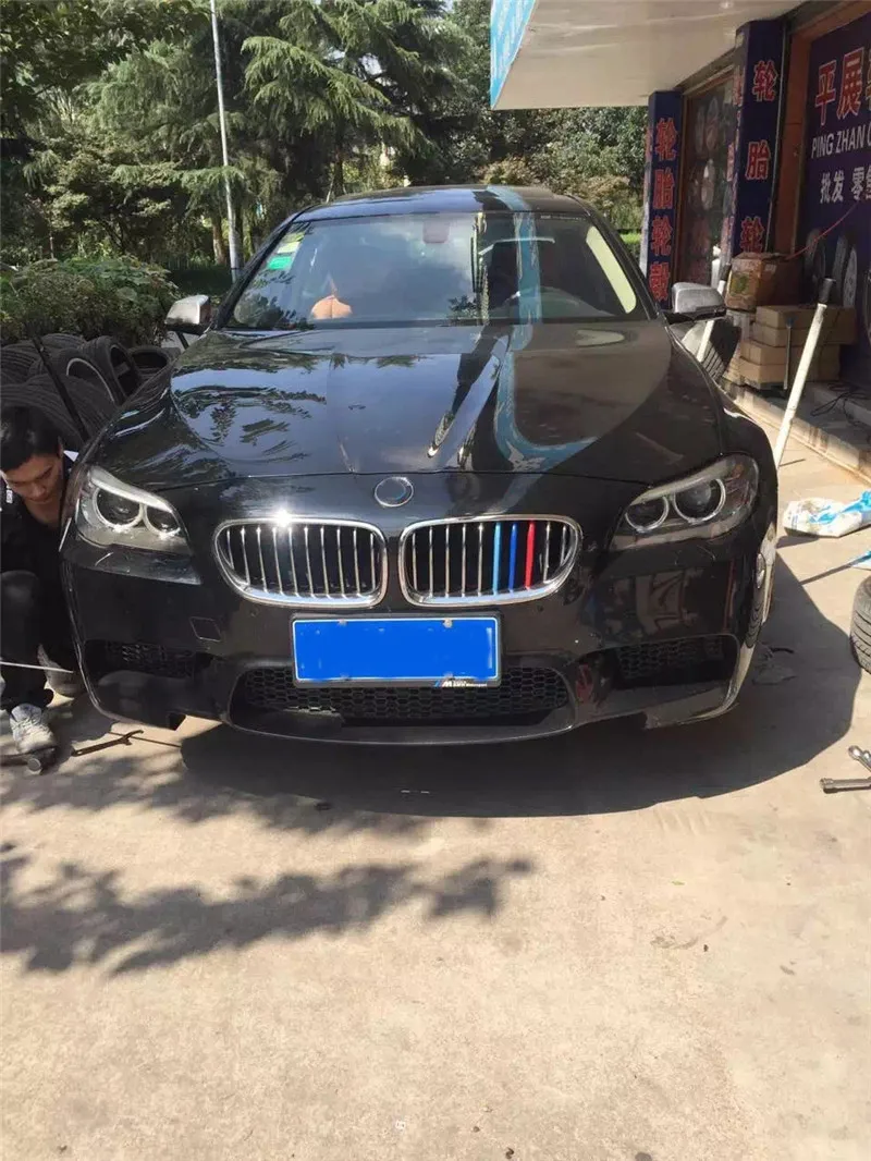 Боковое зеркало заднего вида для BMW 5 серии F10 F11 2014 2015 2016 2017 матовый серебристый