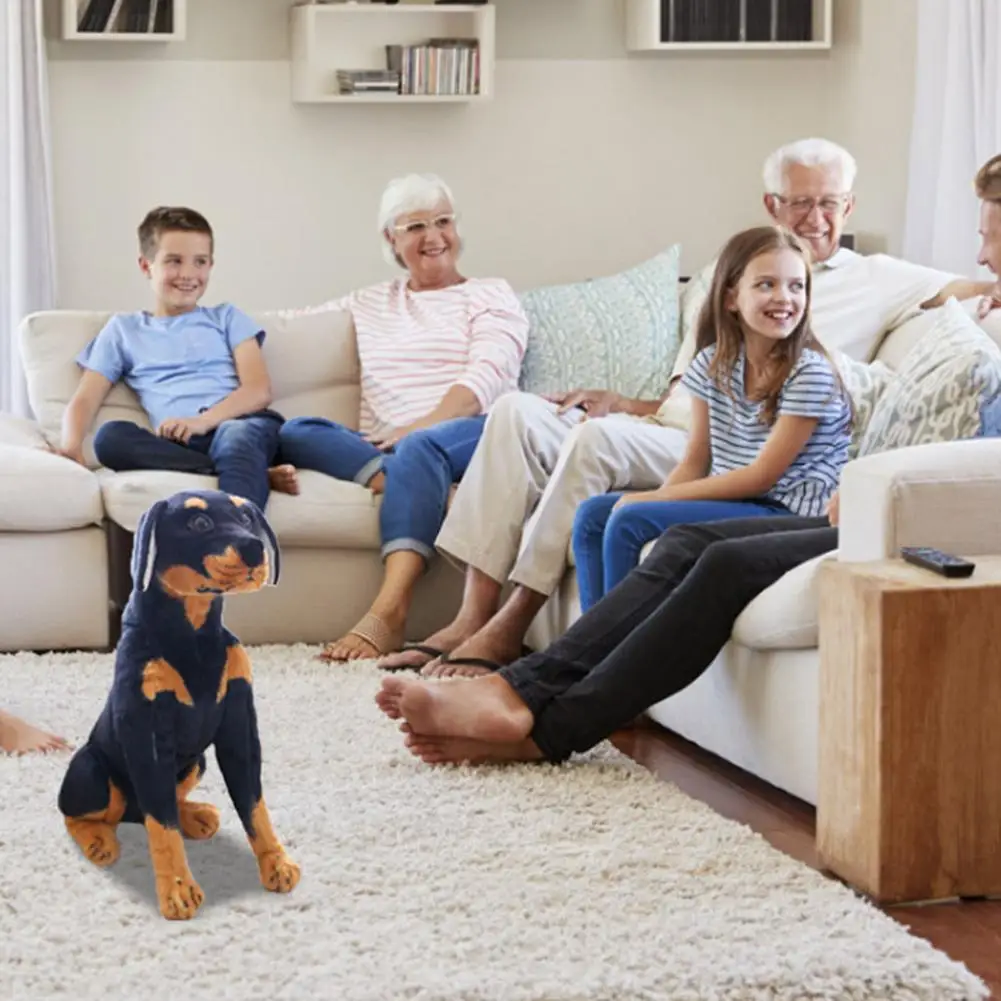 Имитация милые маленькими черными песиками дома Подставки для фотографий Декор