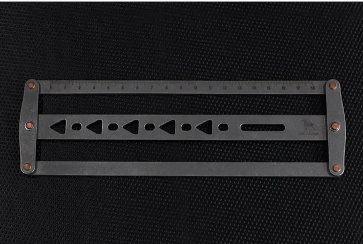 Продажа Вспомогательная линейка для позиционирования ремня, инструмент для искусства кожи ручной работы