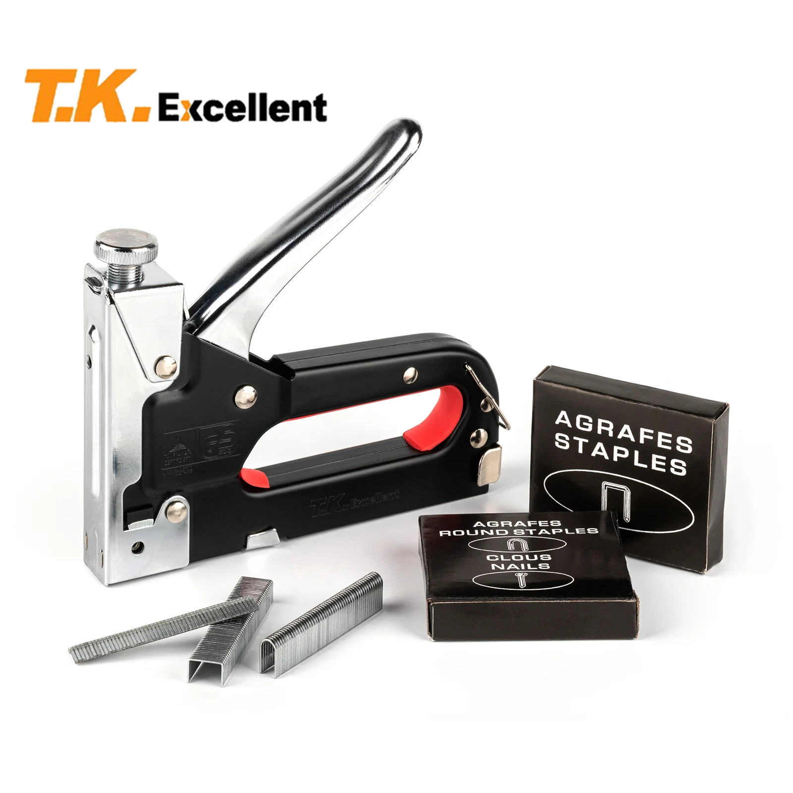 

Пистолет для ногтей 3-в-1, степлер «сделай сам» для строительства мебели, степлер для обивки и степлера с 600 скобами, инструменты для столярны...