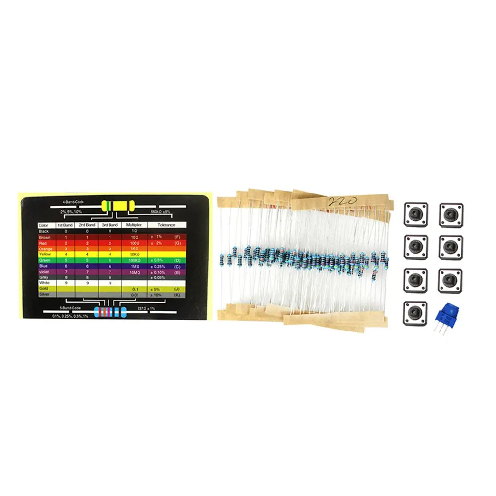 1 комплект стартовый набор с 400 отверстиями для резистора