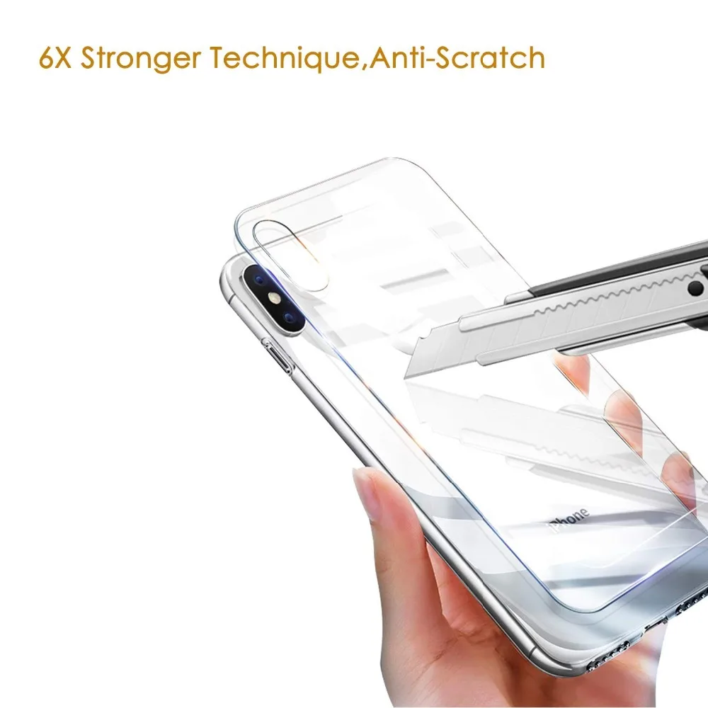 2 шт переднее + заднее закаленное стекло для iPhone X XR 8 7 6 6S Plus задняя защитная пленка