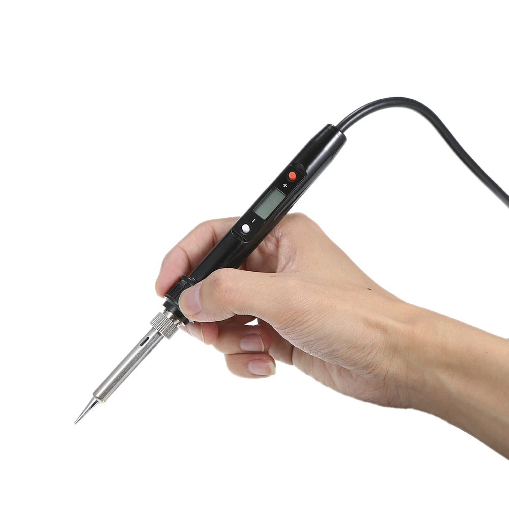

New LCD Digital Thermostat Adjustable Free Electric Soldering Iron Mini Soldering Station Electric Irons