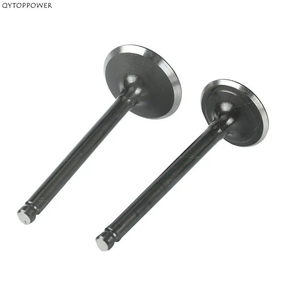 Клапан цилиндра мотоцикла 2 шт. впускной выхлопной клапан для горизонтальных