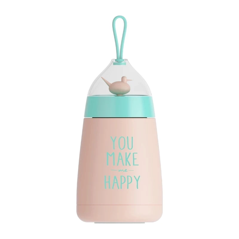 Силиконовый птица Нержавеющая сталь вакуумный термос бутылка для чашки