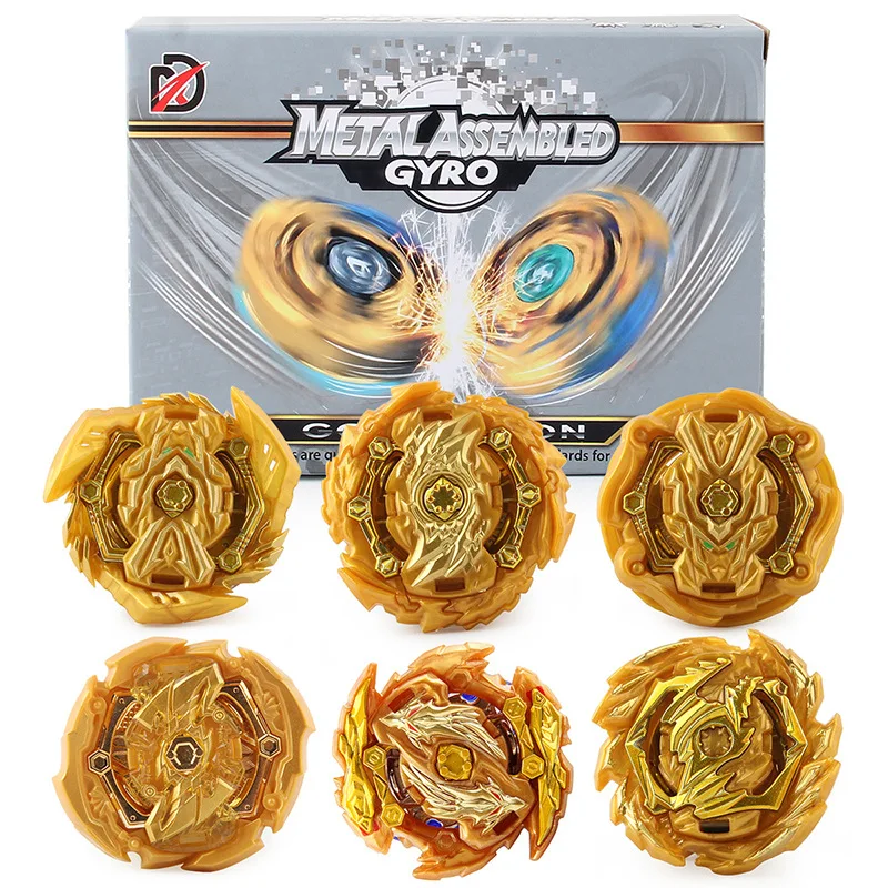 

6 шт., детский гироскоп Beyblades Burst из металлического сплава