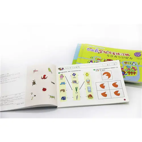 Qi Tian Zhen Workbook Concentration and Memory Mathematics Logical Thinking Two-way Training Stationery Books Supplies | Канцтовары для