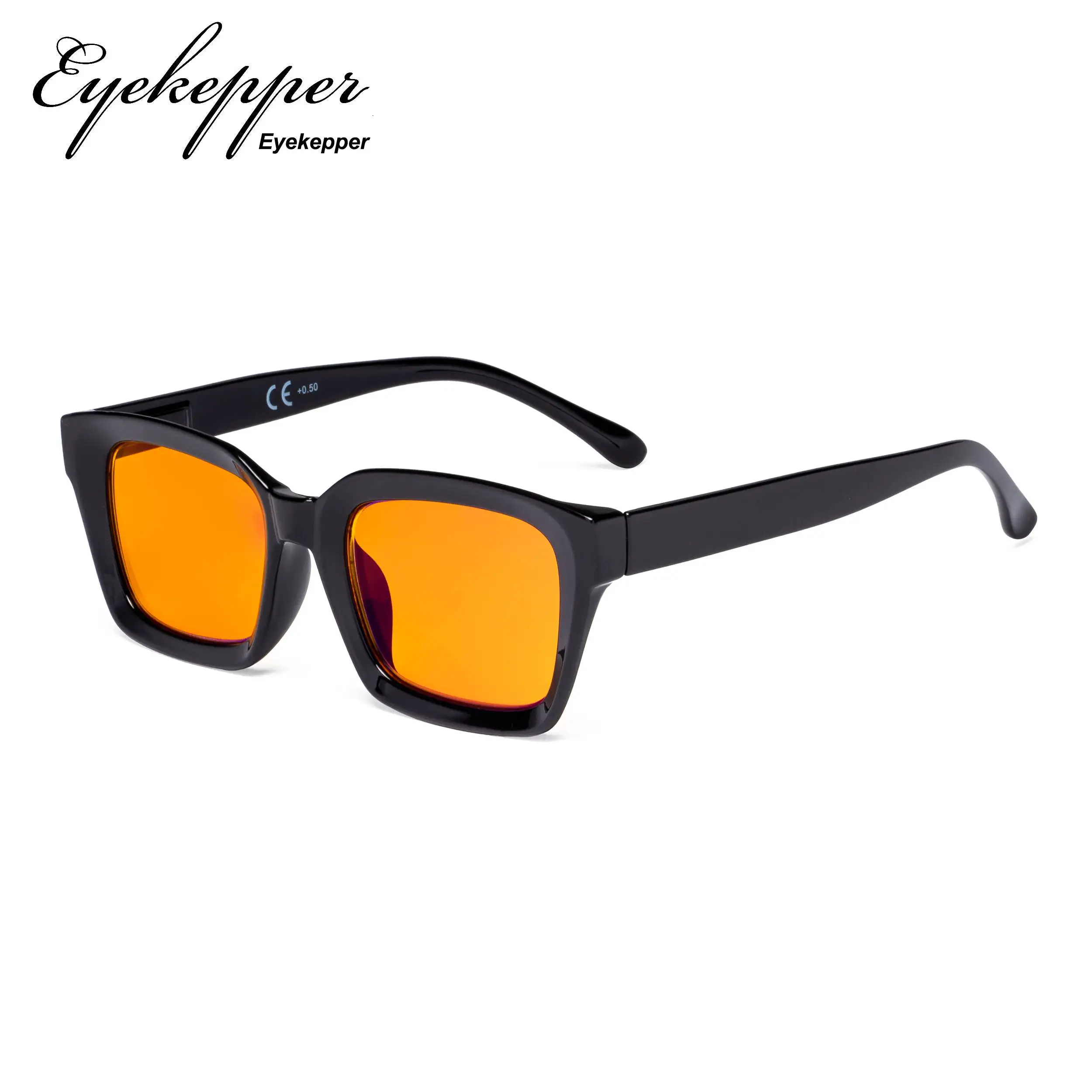 DS9106 окуляр дамы синий Блокировка Компьютер очки для чтения с оранжевым