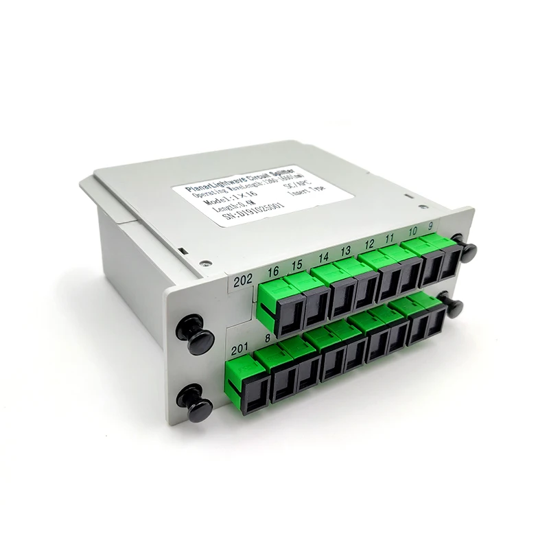 Оптоволоконный разветвитель FC/ APC 1x16 оптический ПЛК-разветвитель кассета