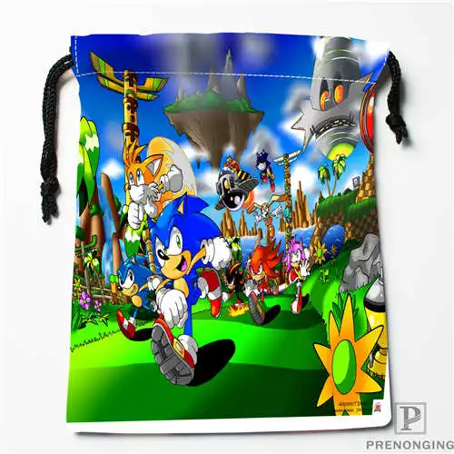 Пользовательские печати sonic_the_hedge сумки для покупок на шнурках дорожный мешочек для хранения плавать Пешие прогулки игрушка сумка унисекс мульти Size18-12-31-106