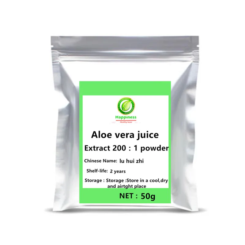 

High quality 200:1 Aloe vera juice extract powder 1pc festival top supplement aloe vera gel 100% natural skin whitening Cream .