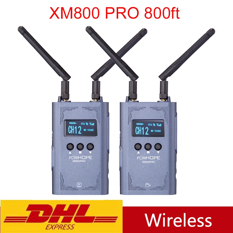 Система беспроводной передачи Xm800 Pro 800ft HDMI совместимая поддержка планшетного