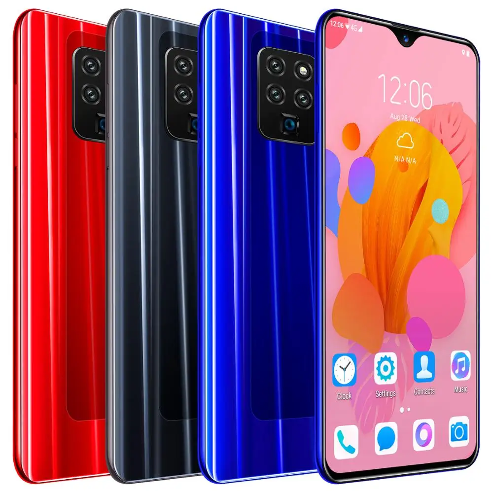 Mate35 смартфон с 6 3 дюймовым дисплеем ОЗУ ГБ ПЗУ 128 4G|Экраны для мобильных телефонов|