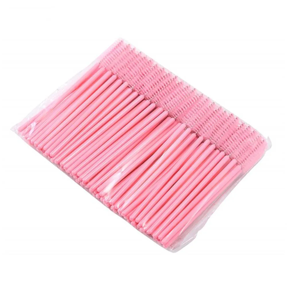 

Micro Pink Eyelash Disposable Makeup Brush, With Cosmetic Brush, Mascara Wand, Makeup Tool, Wholesale