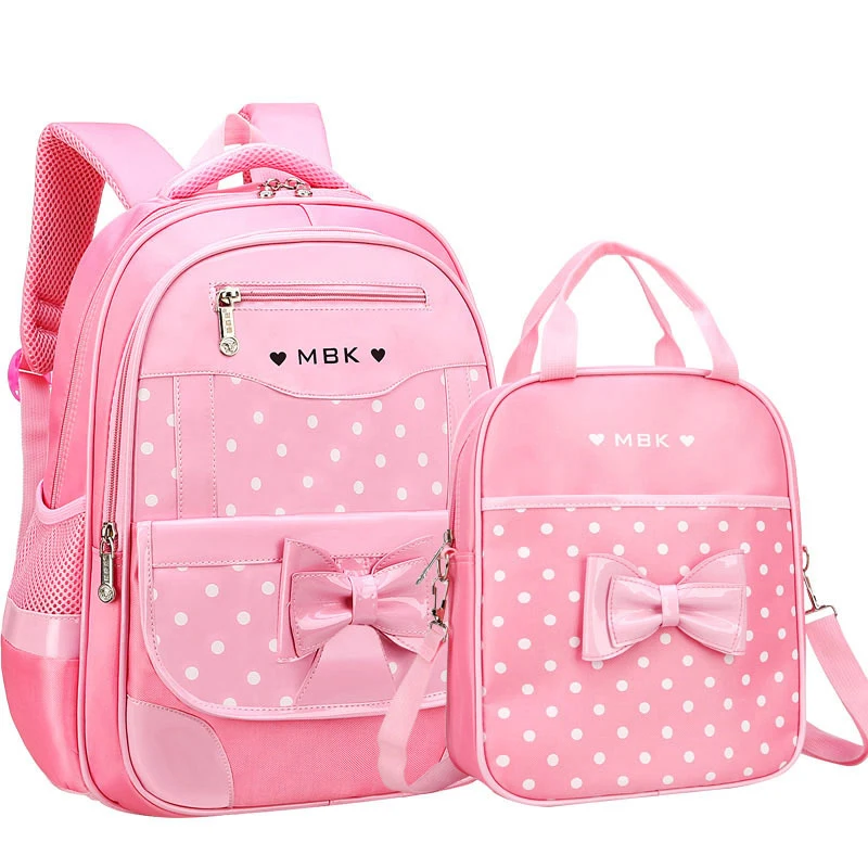 Детская вместительная школьная сумка, ортопедический водонепроницаемый рюкзак для девочек с милым котом, рюкзак в Корейском стиле для нача...