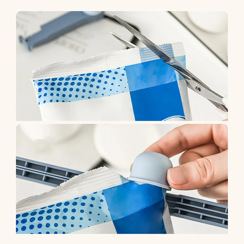 

1 шт. Пластик уплотнение Pour Еда сумка для хранения зажим закуска уплотнительный зажим свежести уплотнитель зажим помощник Еда Saver путешеств...